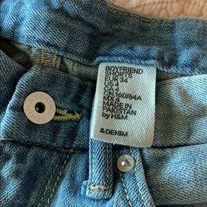 High Waisted Boyfriend Shorts